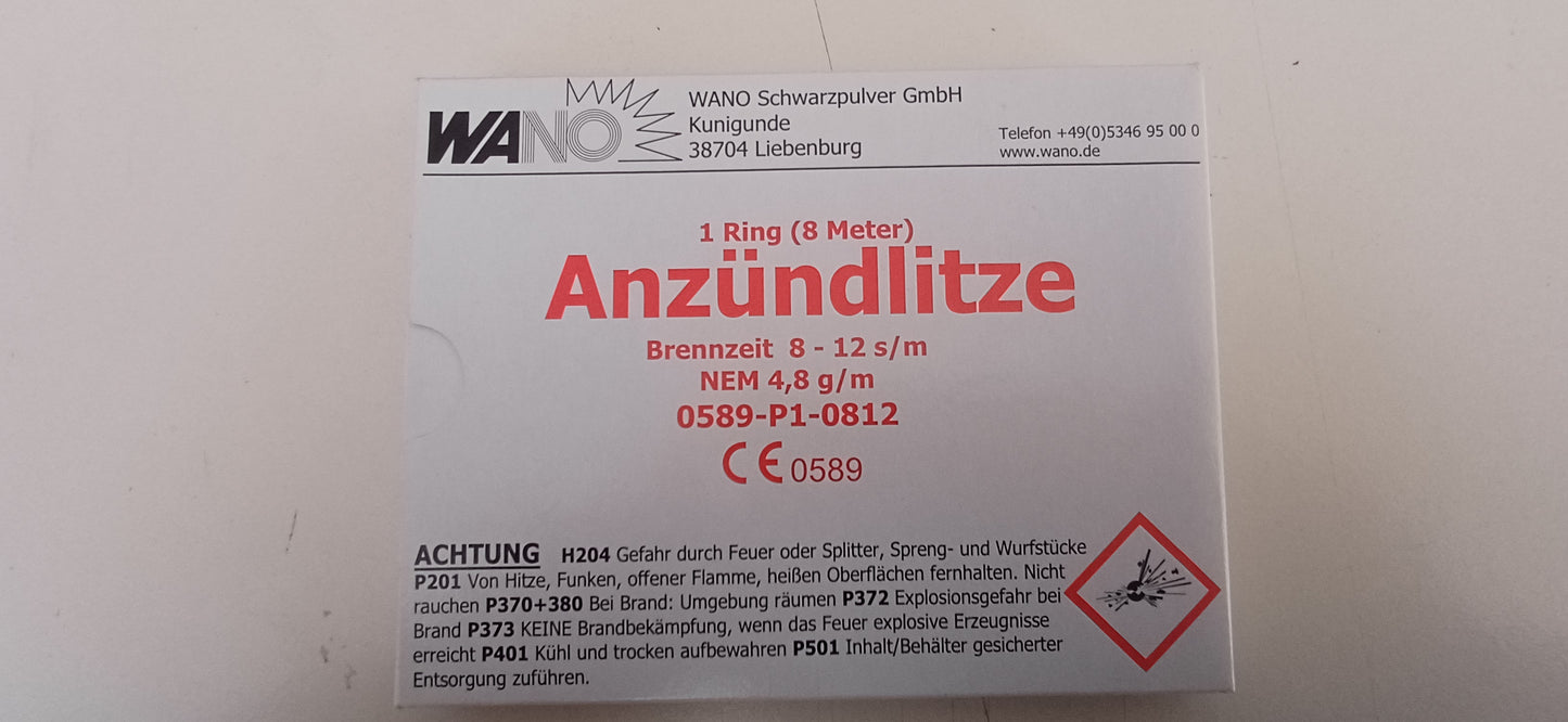 Zündlitze rot