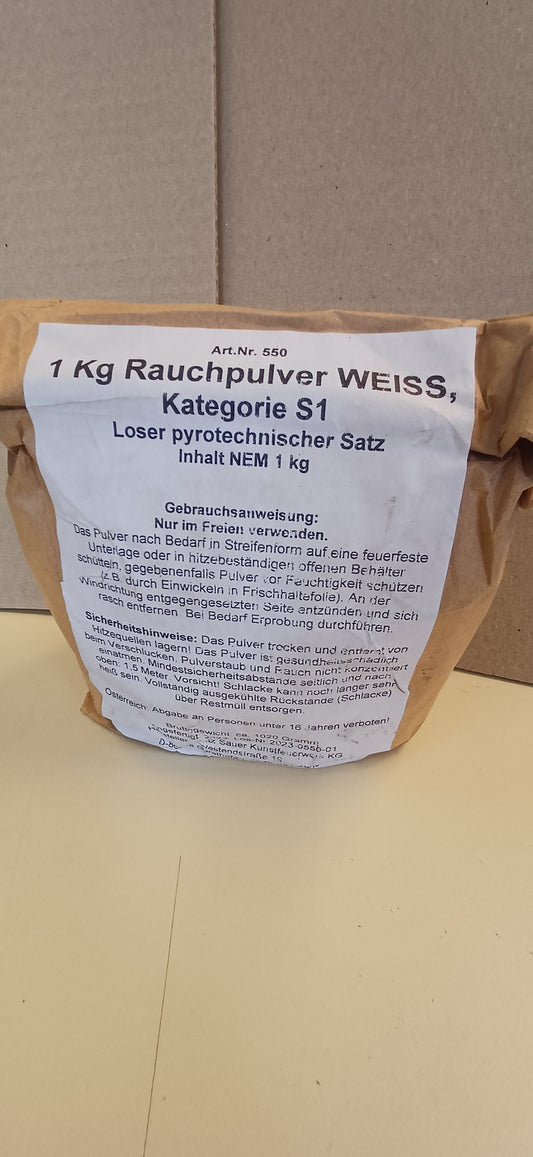 Rauchpulver weiss