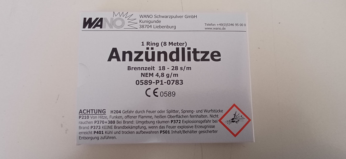 Zündlitze gelb